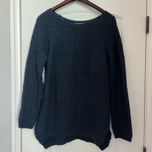 Naf Naf - Navy Blue Knit Sweater